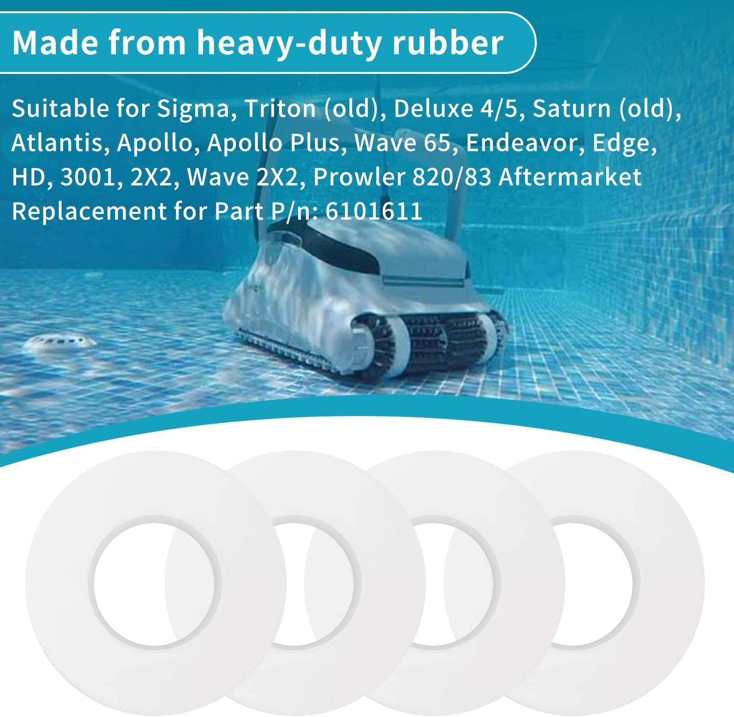 Deawater Climbing Ring Replacement for Maytronics Dolphin 6101611-R4 Robotic Poo