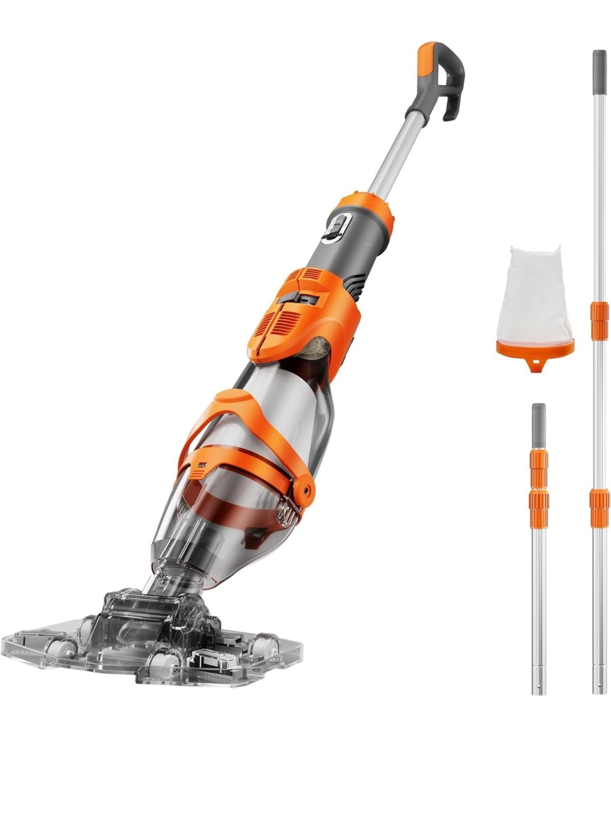 NEW 2026] COWSAR Cordless Pool Vacuum (Model PCT406T) | 19.5 GPM, Dual Modes