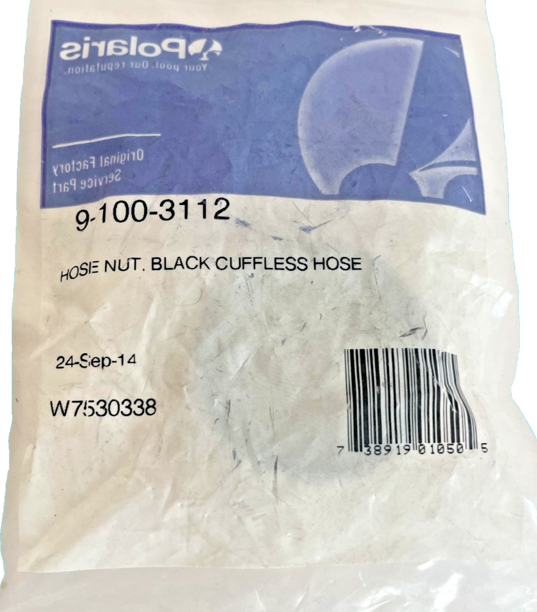 Polaris OEM Black Hose Nut 9-100-3112 for Polaris 360 Cleaners