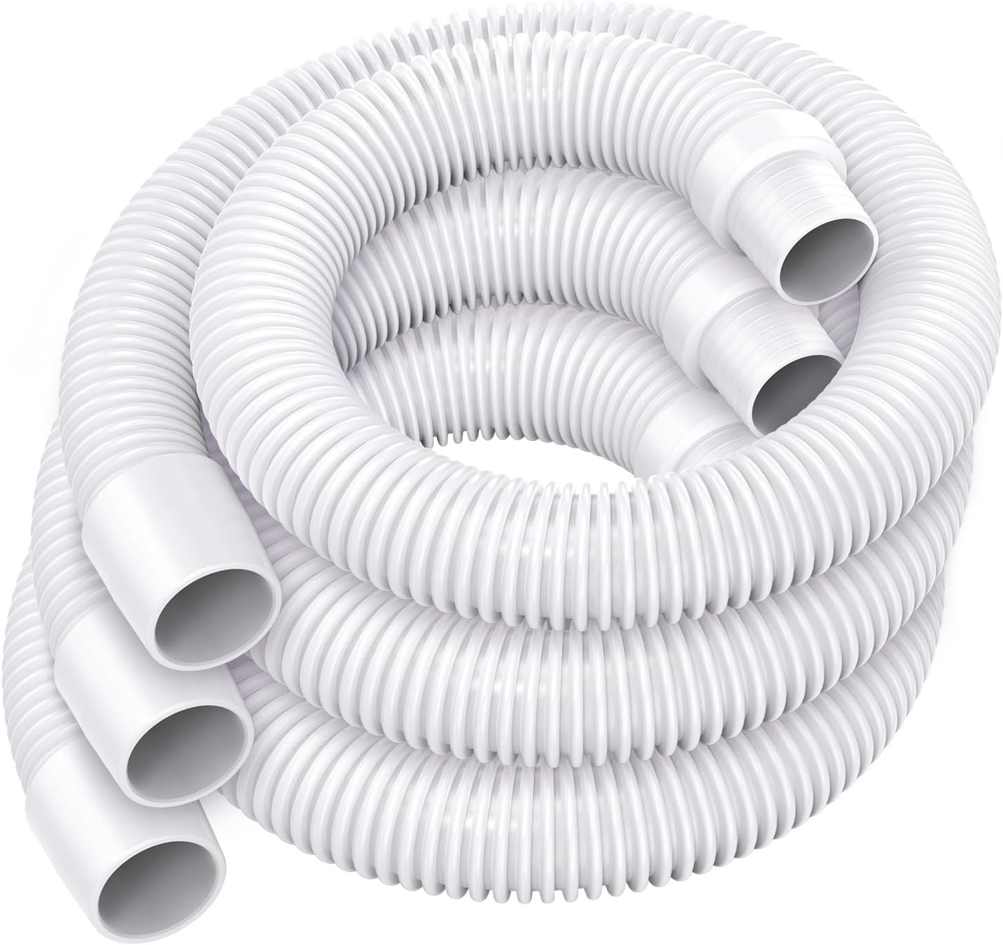 Durable 48&Prime; Pool Vacuum Hose Set – Perfect for Automatic Cleaners, 3 Count