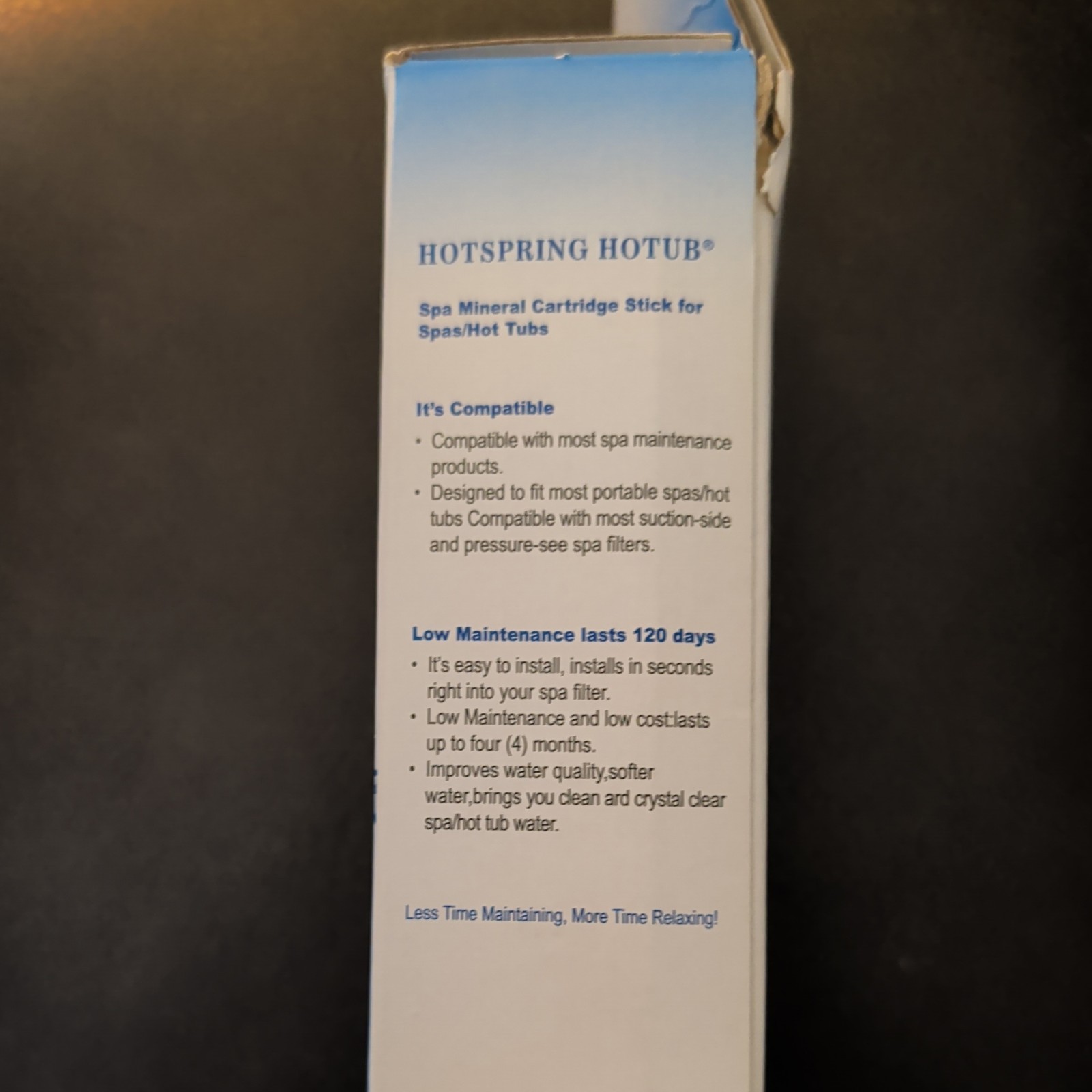 3 pk. HOTSPRING HOTUB Spa Mineral Stick ,Zinc Minerals Ion Filter Cartridge