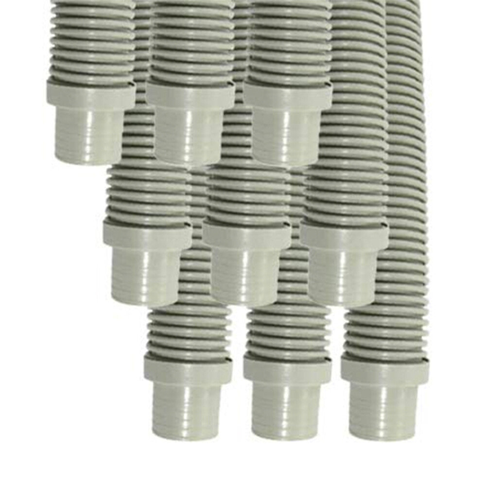 Puri Tech Vacuum Hose Navigator Pool Vac Ultra Aquabug 1.5in x 4ft Lt. Grey 9 pk