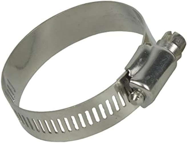 50-Feet Heavy-Duty Pool Backwash Hose with Stainless Steel Clamp Included