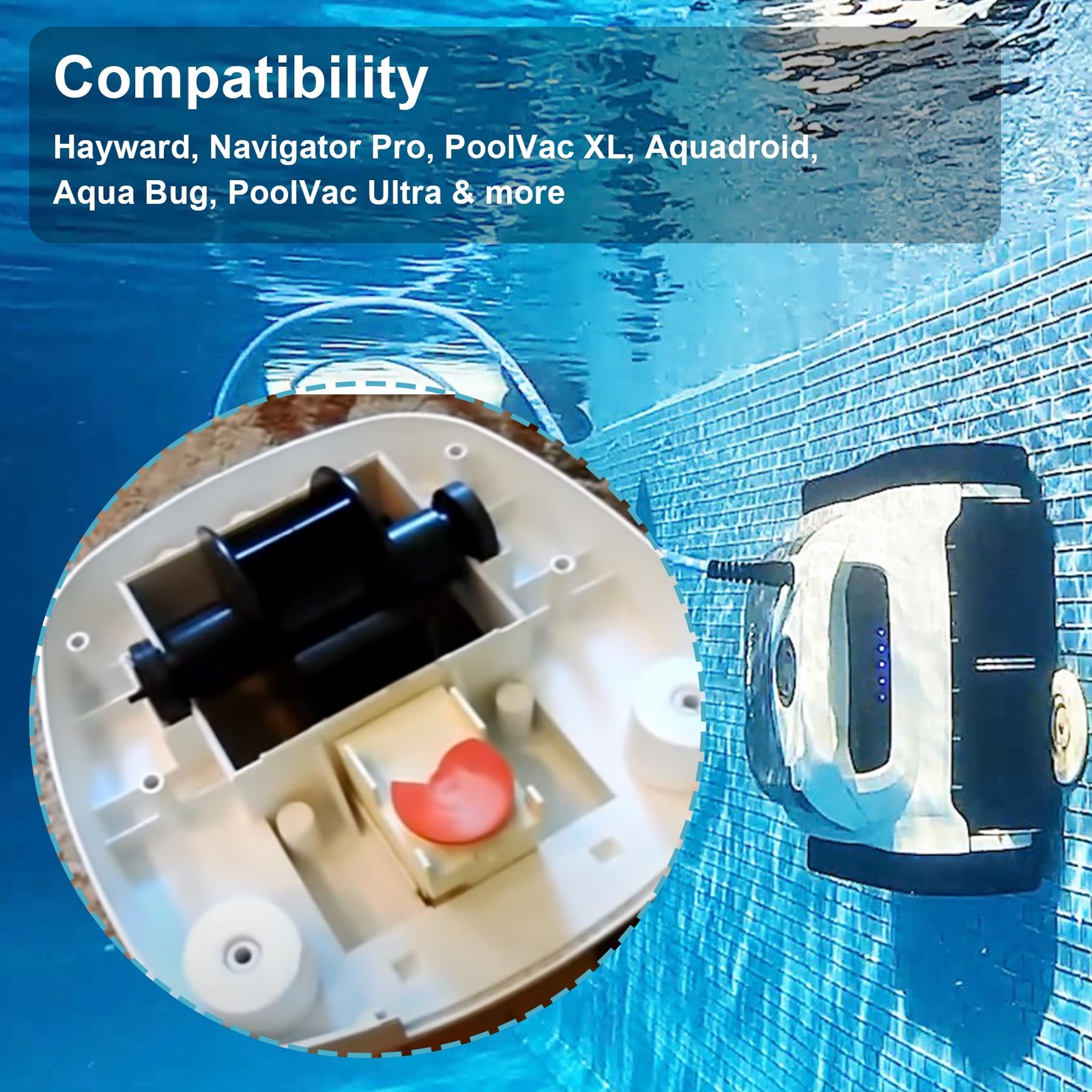 AXV602P Pool Vac Turbine Kit, Compatible with Hayward Black