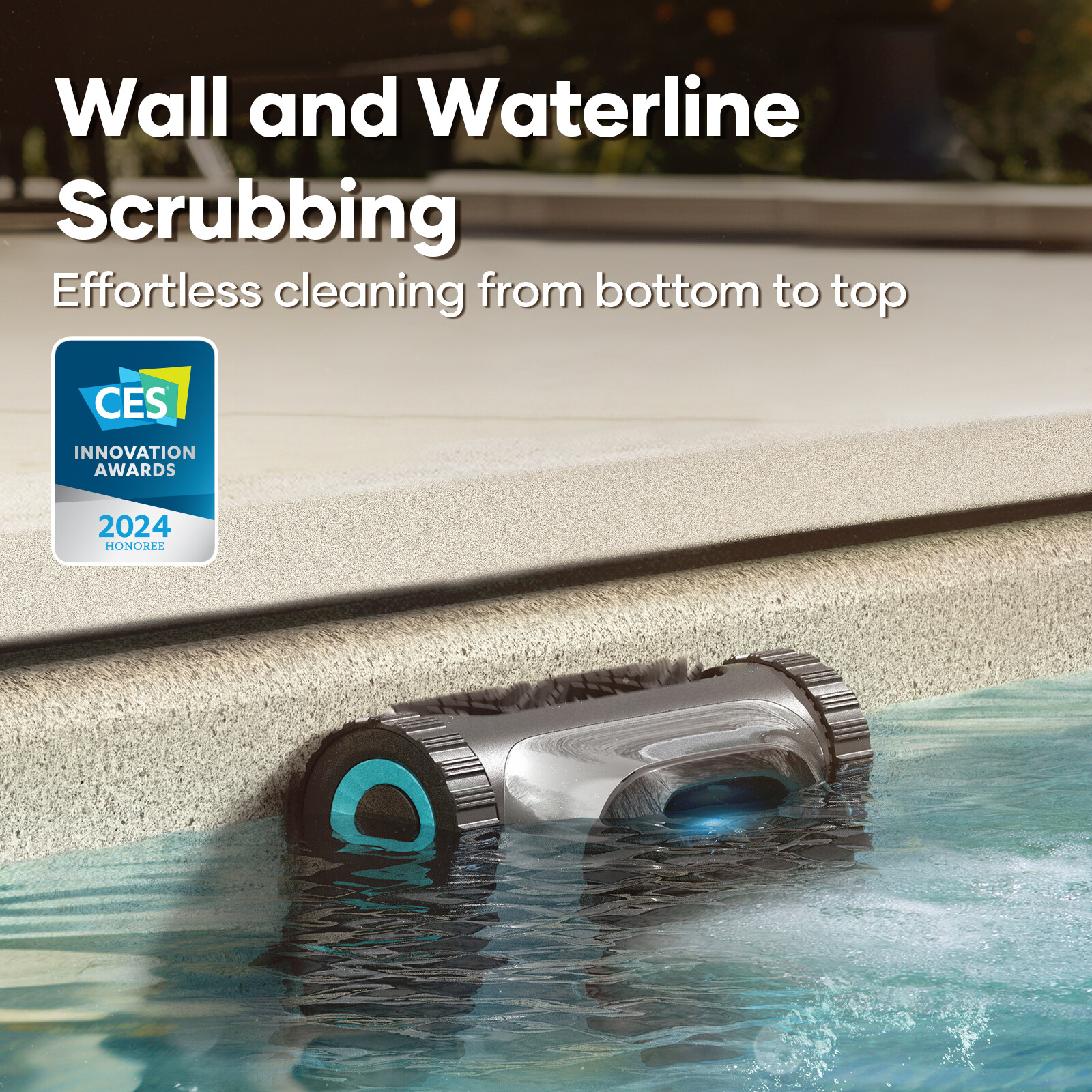 Aiper Cordless Pool Robotic Automatic Pool Vacuum Waterline Cleaning Scuba S1
