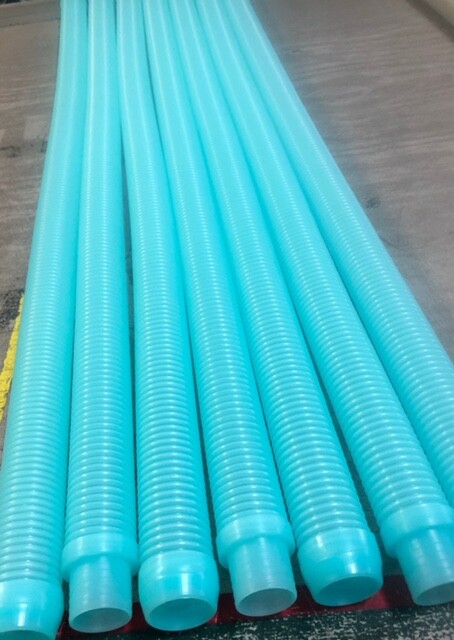 AMFLEX AUTOMATIC Pool CLEANER 1.5&Prime;x 48&Prime; W/ Tapered Leader – 8pk Gray Hoses