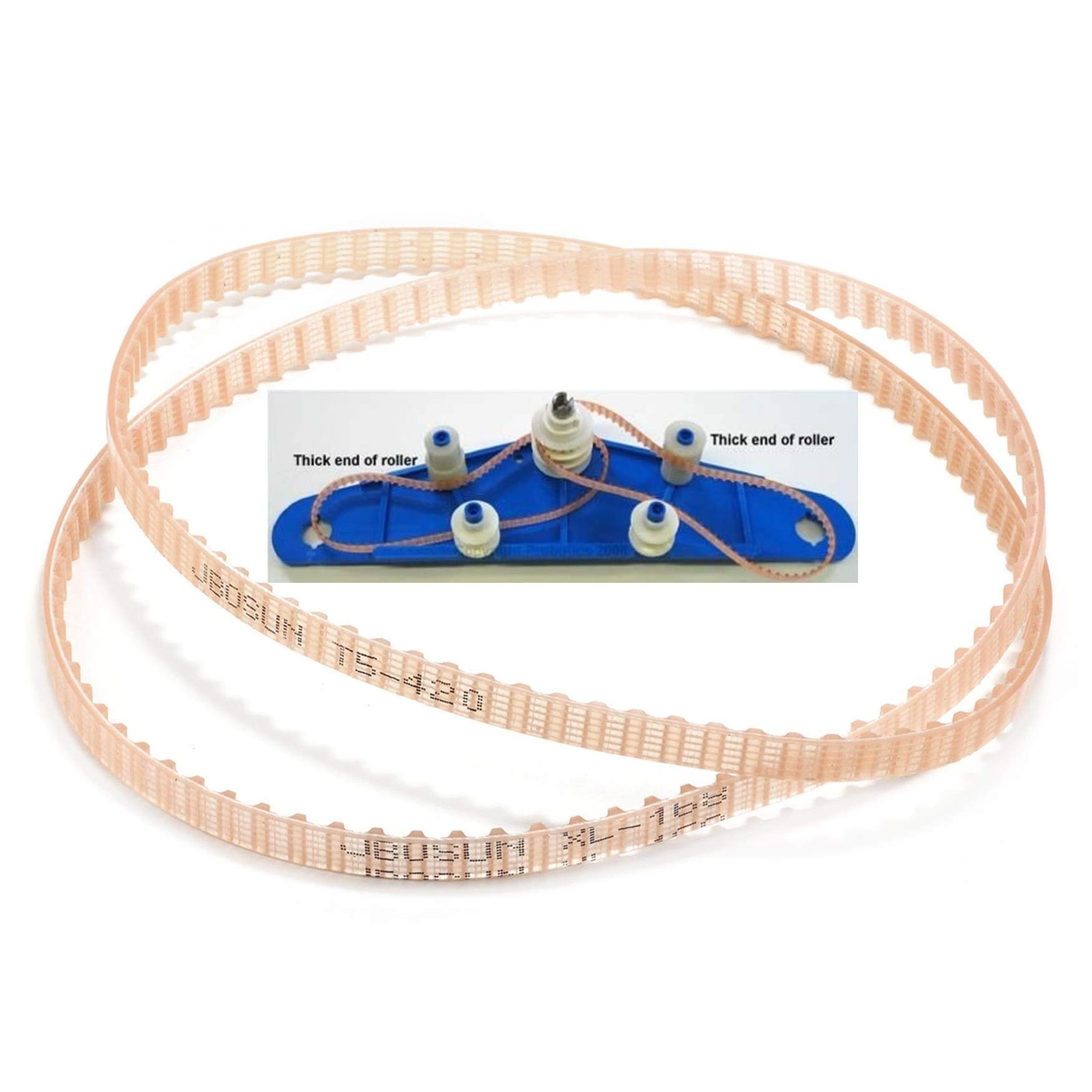Pool Cleaner Drive Belts Replacement for Aquabot A3302PK Parts 4 Pack