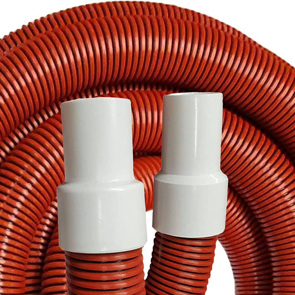 1.5 Inch Diameter X 50 Feet Long Heavy Duty Commercial Grade Vacuum Hose for In-