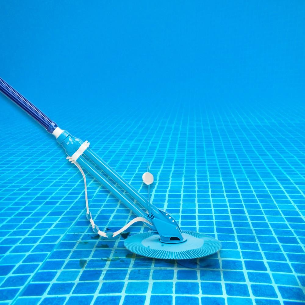 Automatic Swimming Pool Cleaner Suction In-Ground Vacuum Head Cleaner w/ Hoses