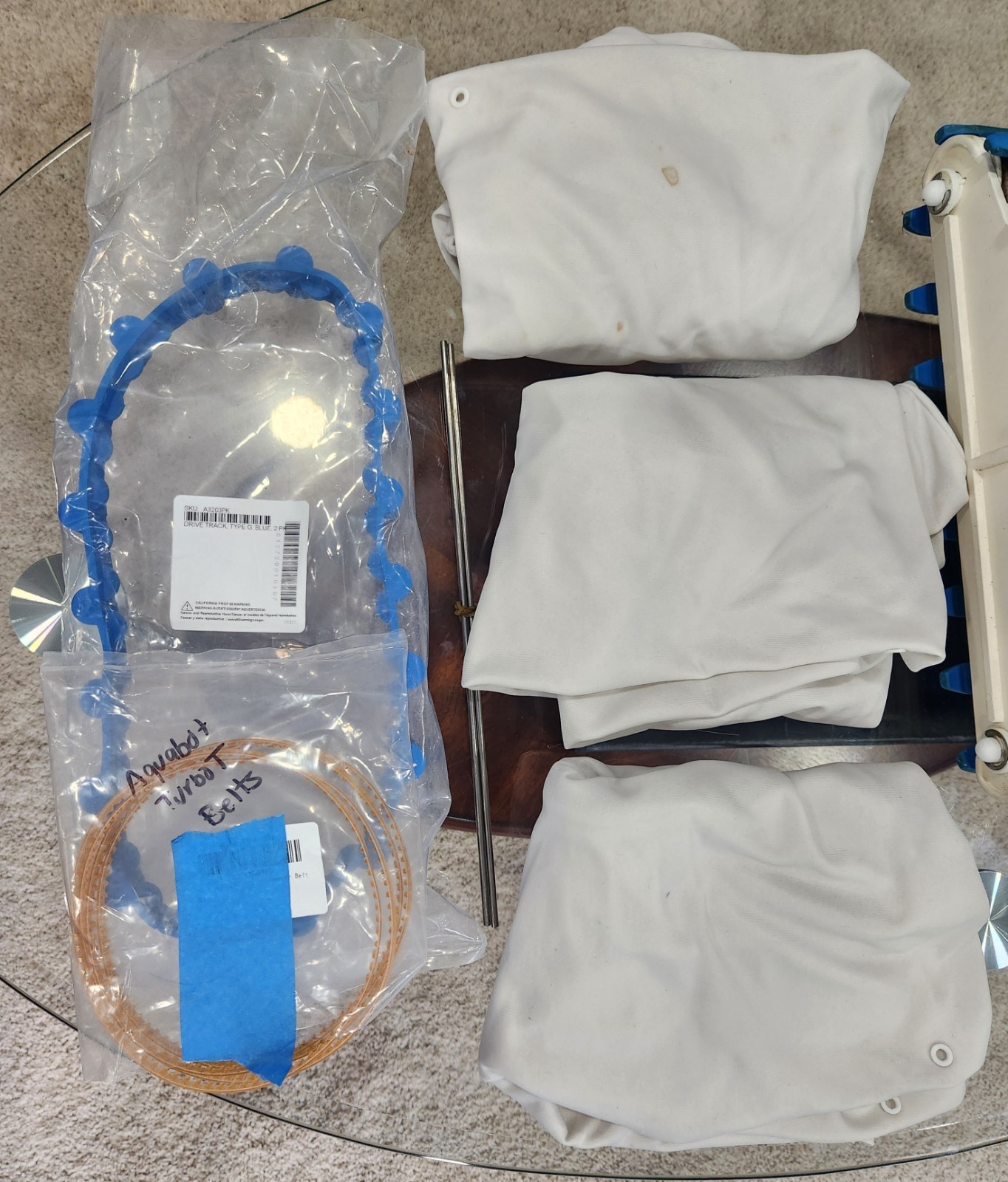 Aquabot Classic Turbo T w/ Extra Belts and 3 Filter Bags (For PARTS ONLY)