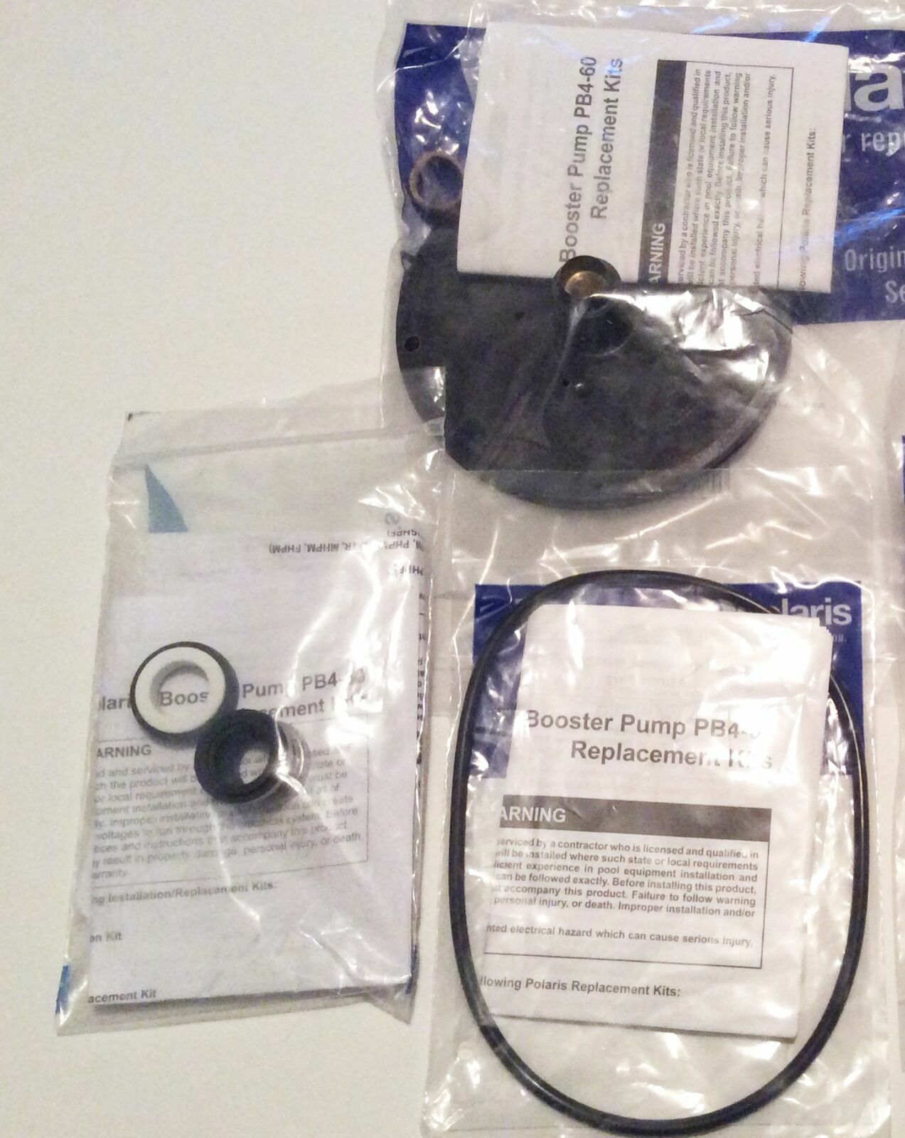 New Style Zodiac Polaris Booster Pump PB4-60 Impeller R0536400 & Pump Seal Kit