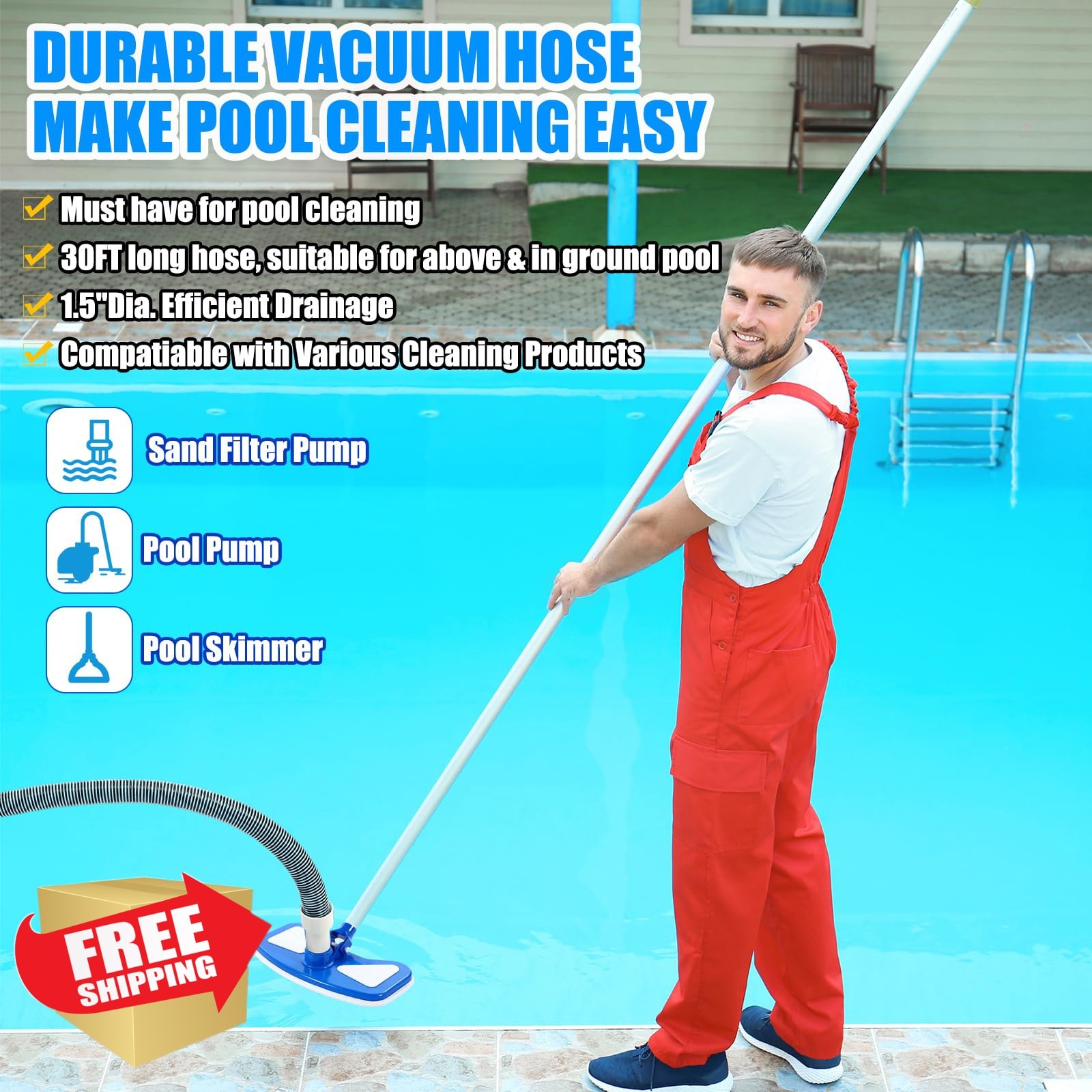 Innconee Classic Pool Cleaning Kit