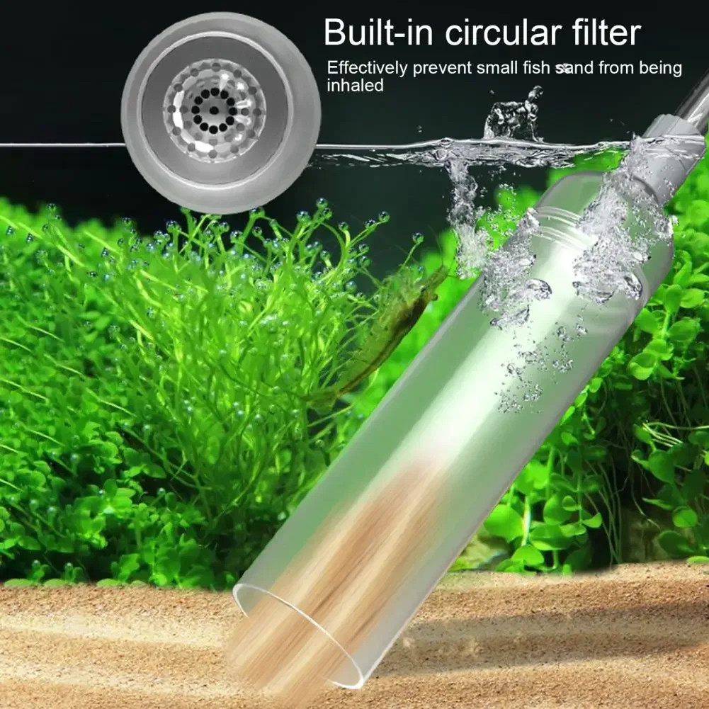 Handheld Swimming Pool Vacuum Cleaner, Fish Tank Cleaning Tool,Manual Clearner
