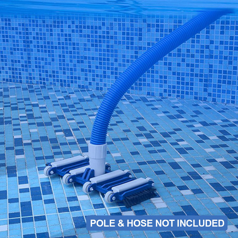 Home Swimming Pool Suction Vacuum Head Brush Above Ground Inground Cleaner Tool