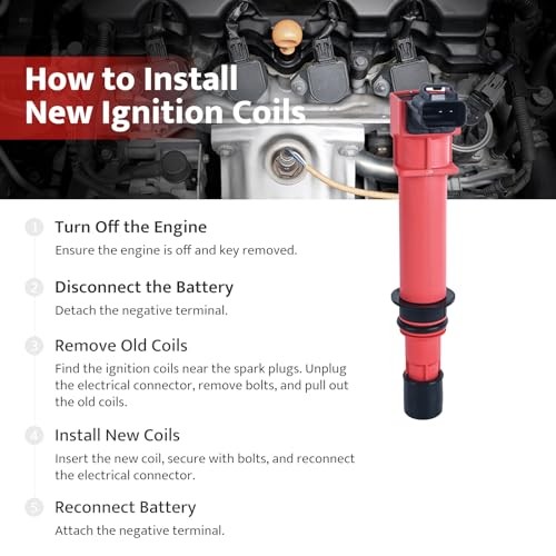 Ignition Coil Pack Replacement for 3.7 V6 2002 2003 2004 2005 2006 2007 2008