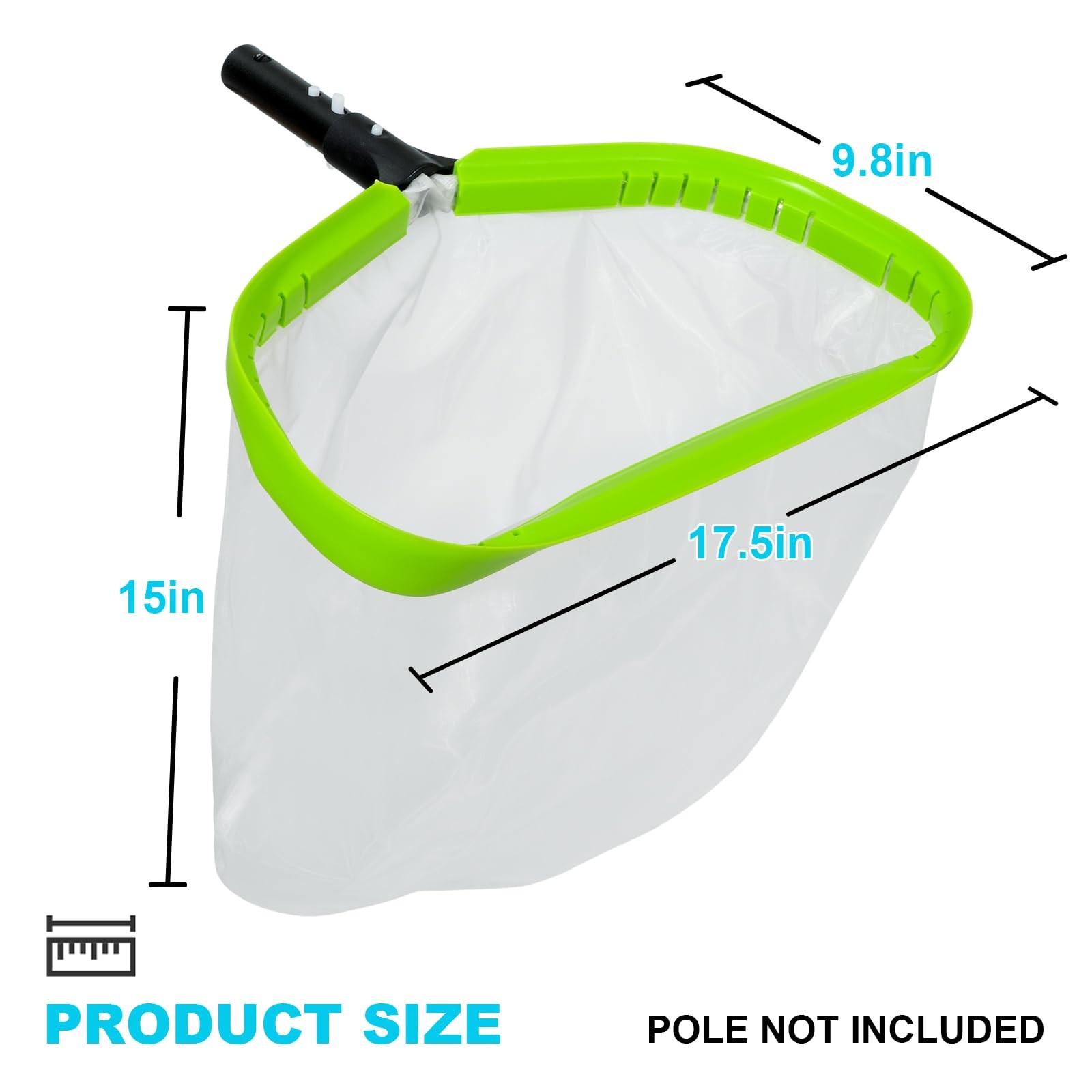 Pool Net,Professional Ultra Fine Mesh Leaf Nylon Rake