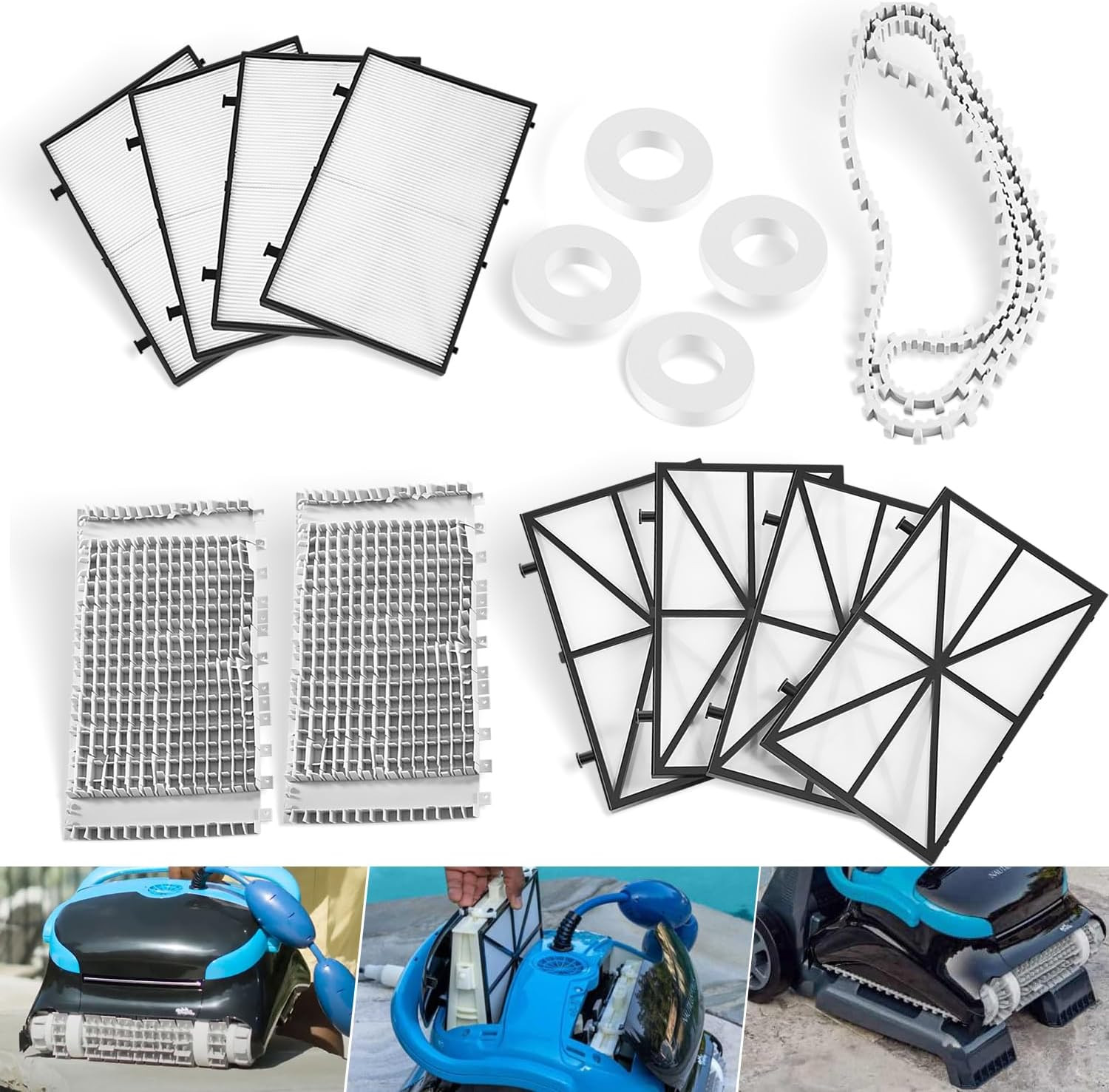 Tune-Up Kit for Maytronics Dolphin Nautilus CC plus Robotic Pool Cleaner Include