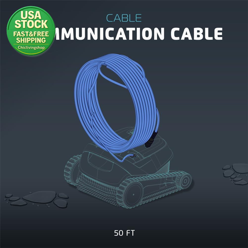Dolphin Replacement 50 FT Blue Communication Cable for S100 Active 15 T25