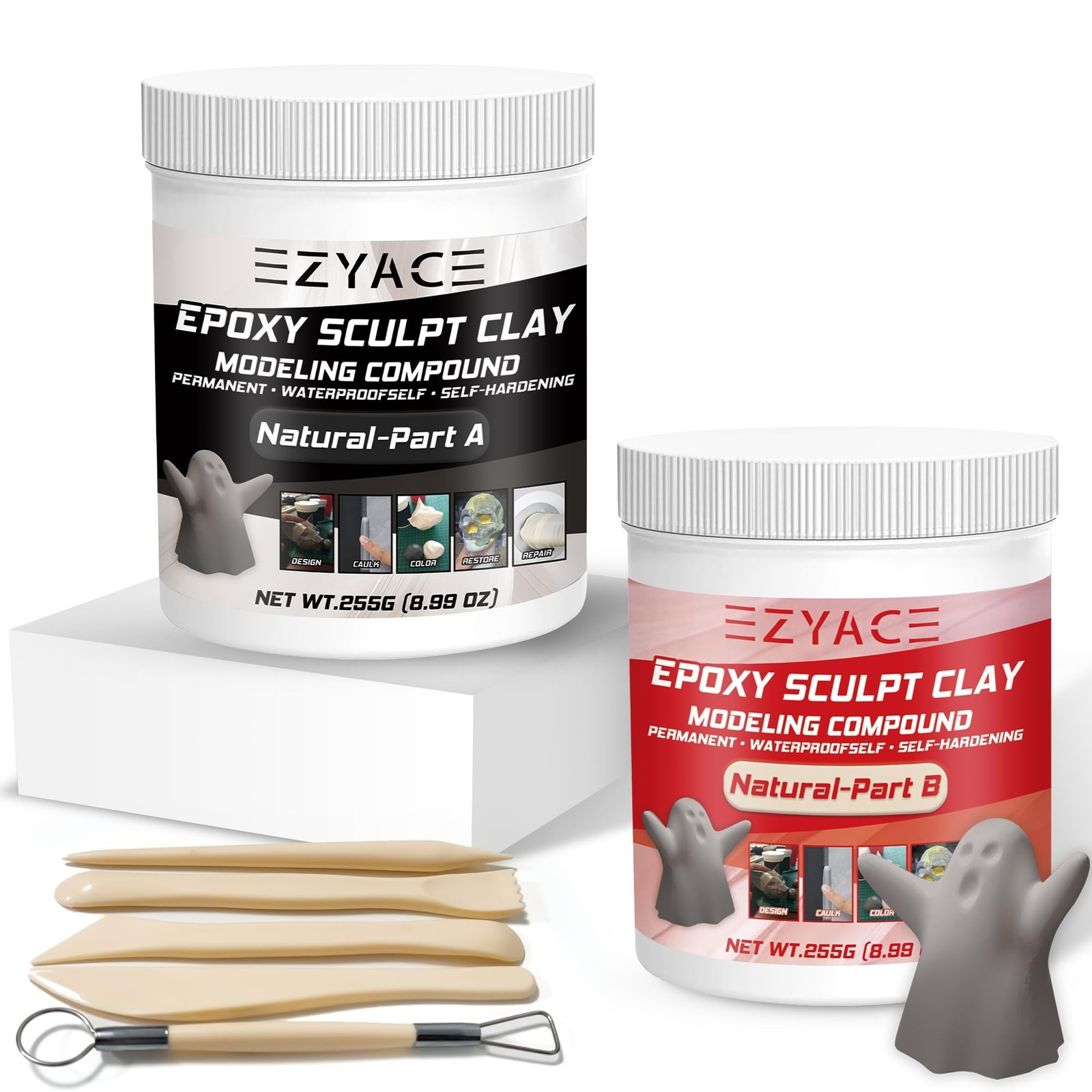 Magic Epoxy Sculpt Clay 2 Part Modeling Compound A B 1 Pound for Building Repair