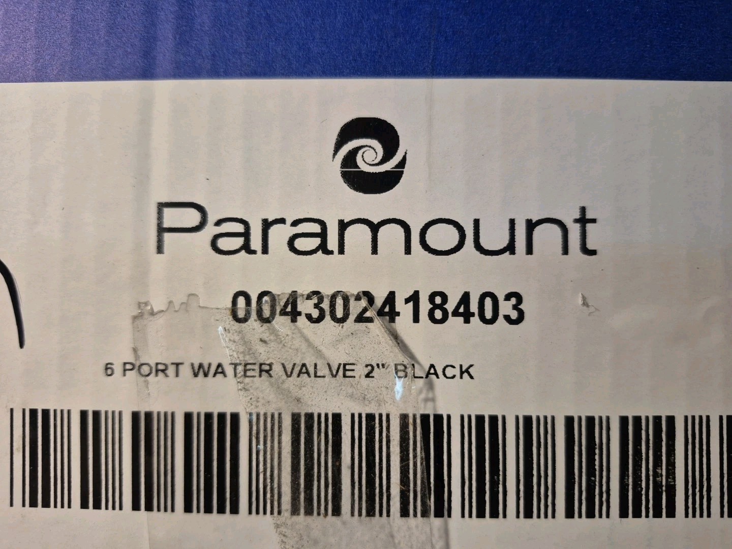 Paramount Pool Cleaning 6 Port Water Valve Module with Shell 2in 004-302-4184-03