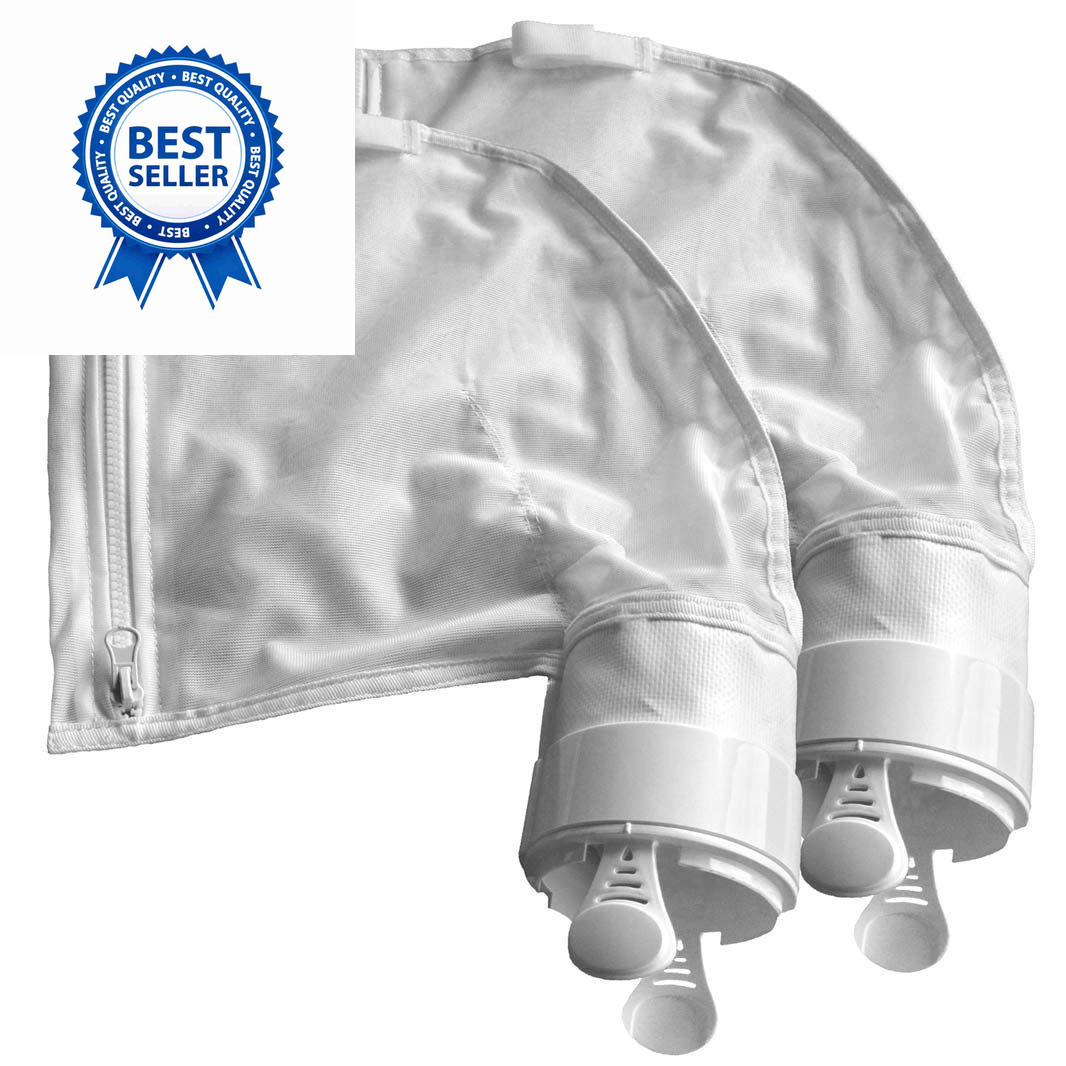 ATIE K13 Pool Cleaner All Purpose Bag with Zipper Enclosure Replacement White