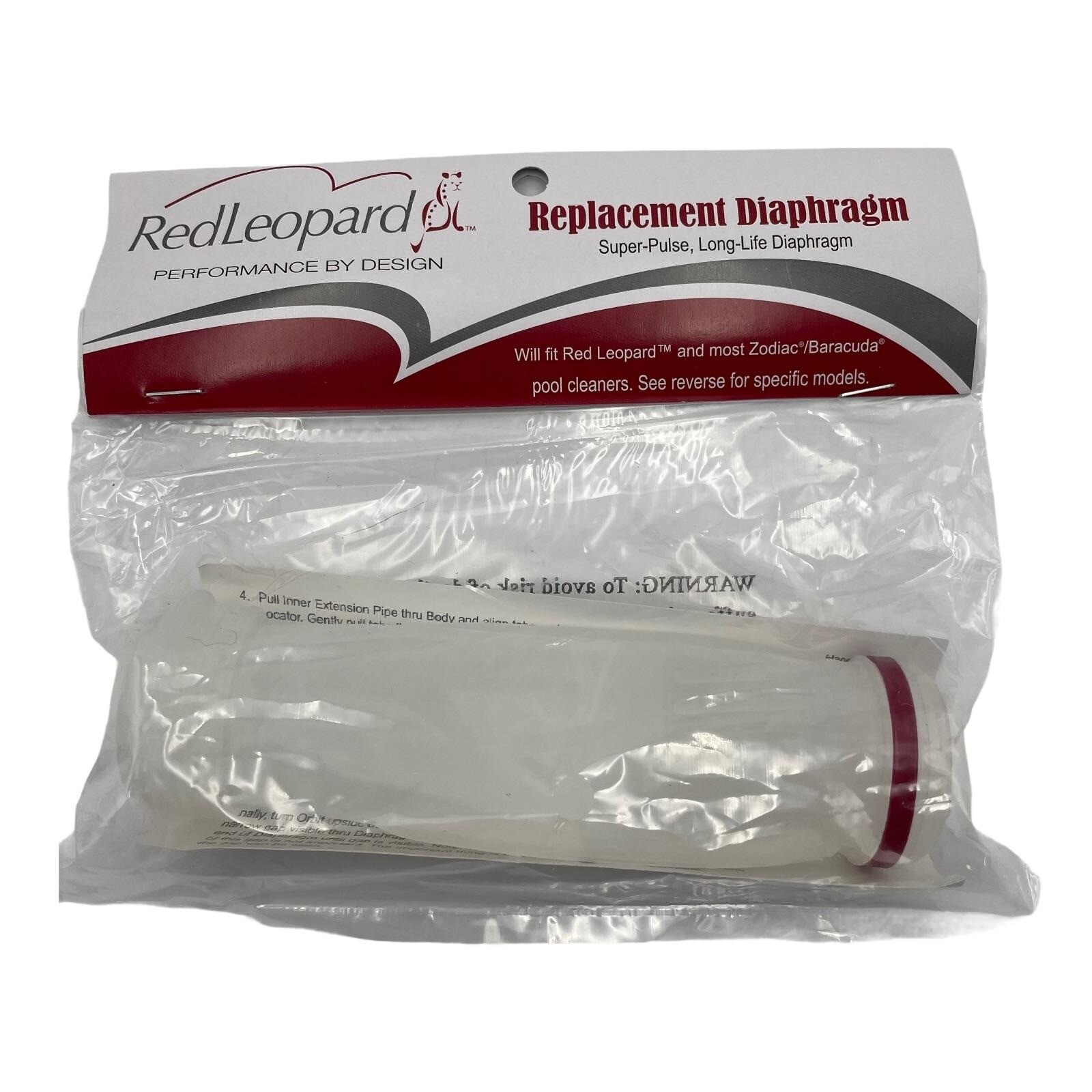 Red Leopard Diaphragm / Zodiac Barracuda Pool Vacuum Cleaner Part S0005 / 2 Pack