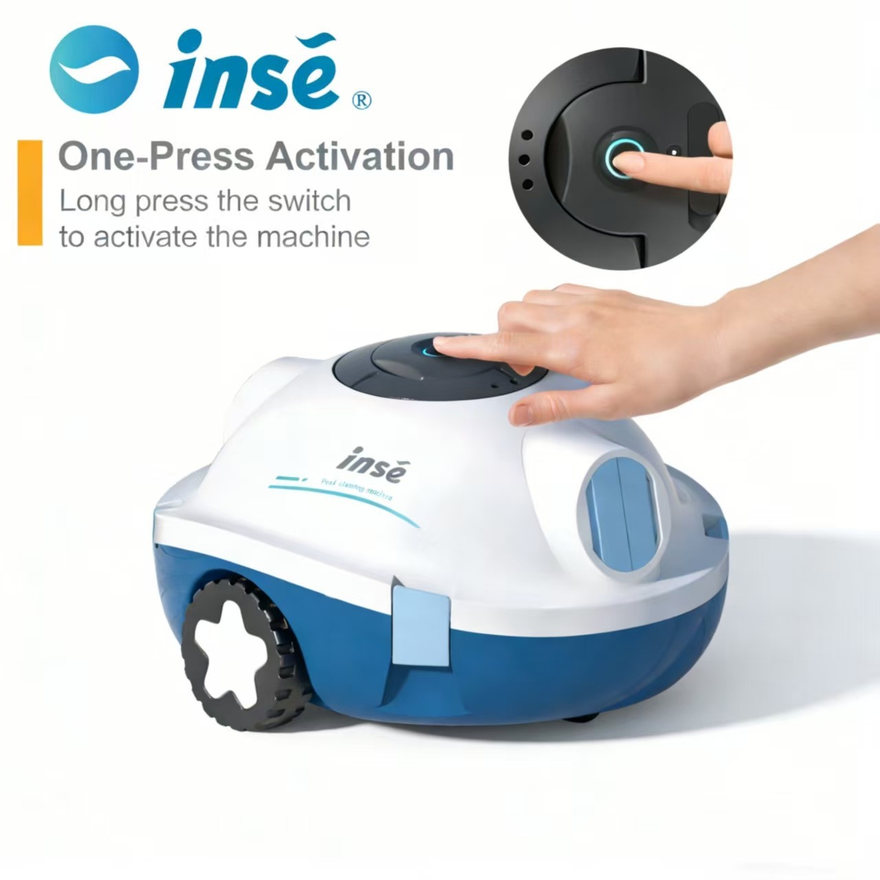 Robotic Pool Cleaner INSE Y10，39000pa Strong Suction
