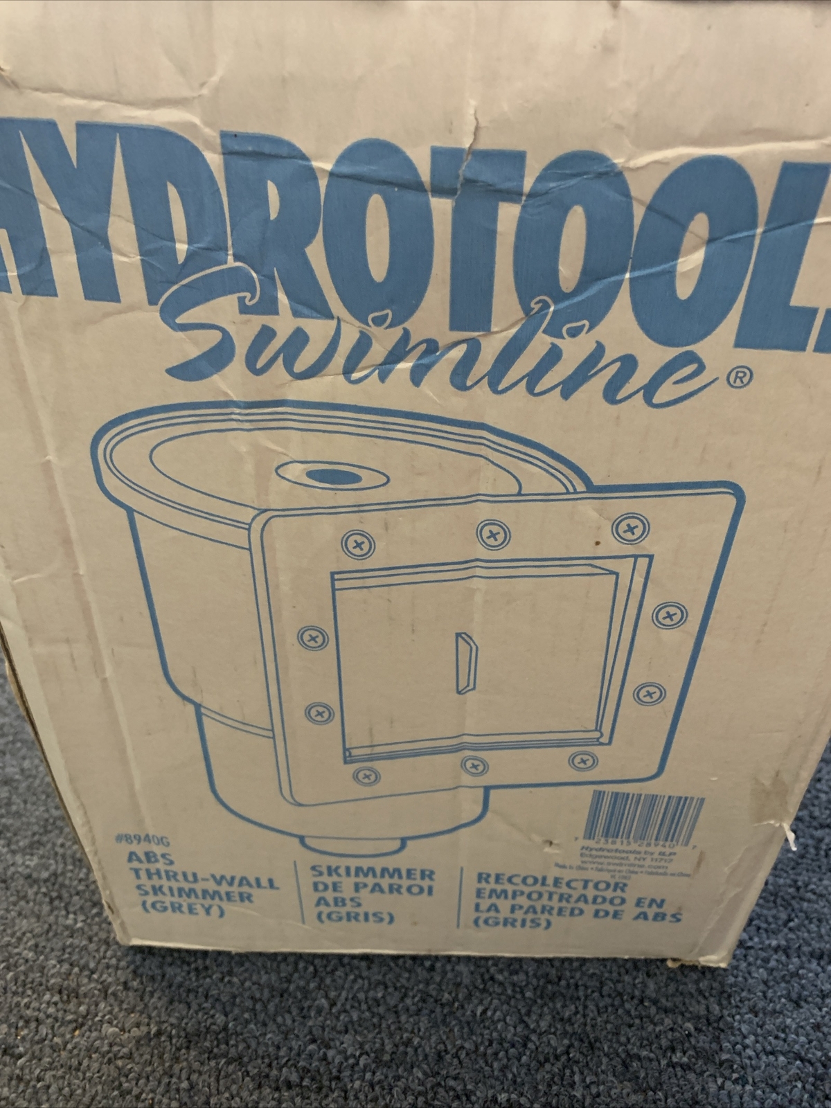 OPEN BOX – HydroTools Swimline 8940 Above Ground Pool Skimmer- Missing Vac Plate