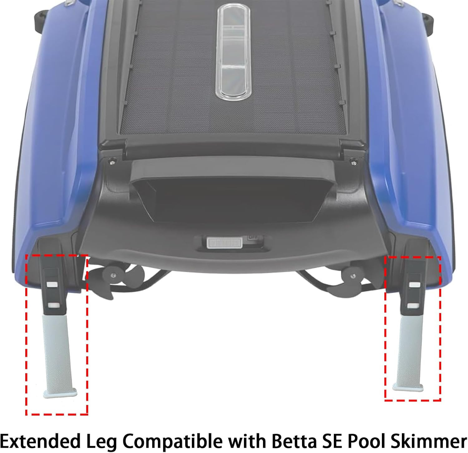 4 PCS Extended Leg Compatible with Betta SE Pool Skimmer (White)