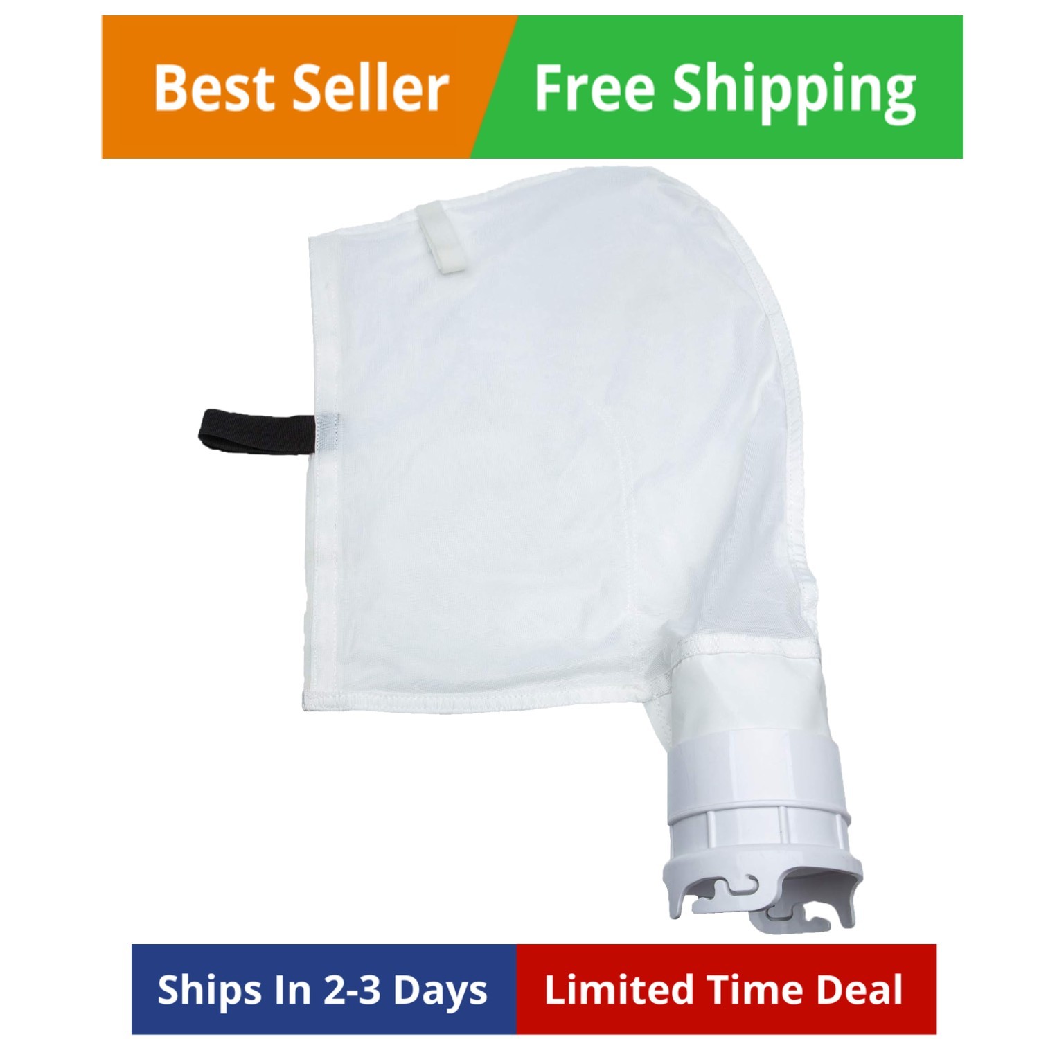 Pool Cleaner Fine Mesh Bag with Hook and Loop Fastener Enclosure Compatible w…