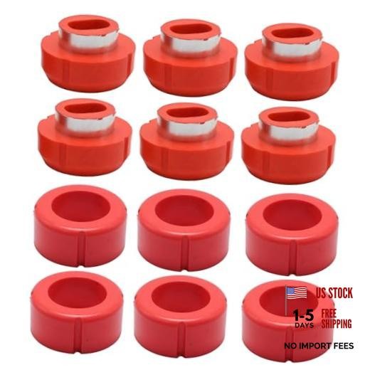 12 Pcs 7-108 Body Mount Bushing Kit, Replacement for Chevy C10 C20,