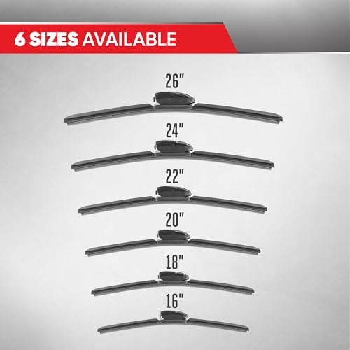 FlexBlade Premium Wiper Blade – 2 22 + 22 Inch (2 Pack for Front Windshield)
