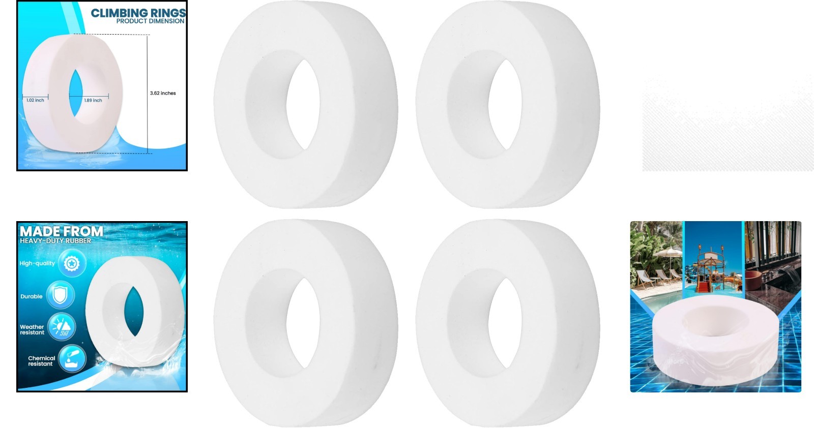 High-Quality Rubber Climbing Ring Set – Fits Dolphin Models M200 to DX6