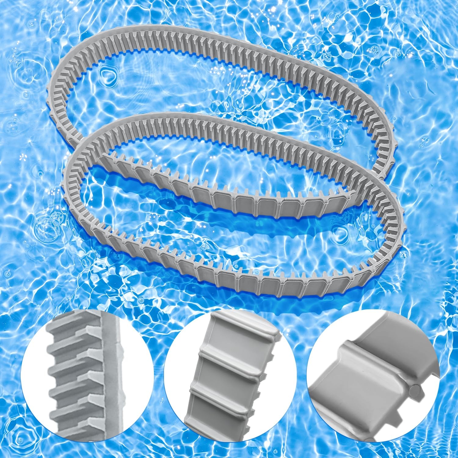 Replacement Gray Tracks for Maytronics Dolphin Robotic Pool Cleaners, Part Nu…