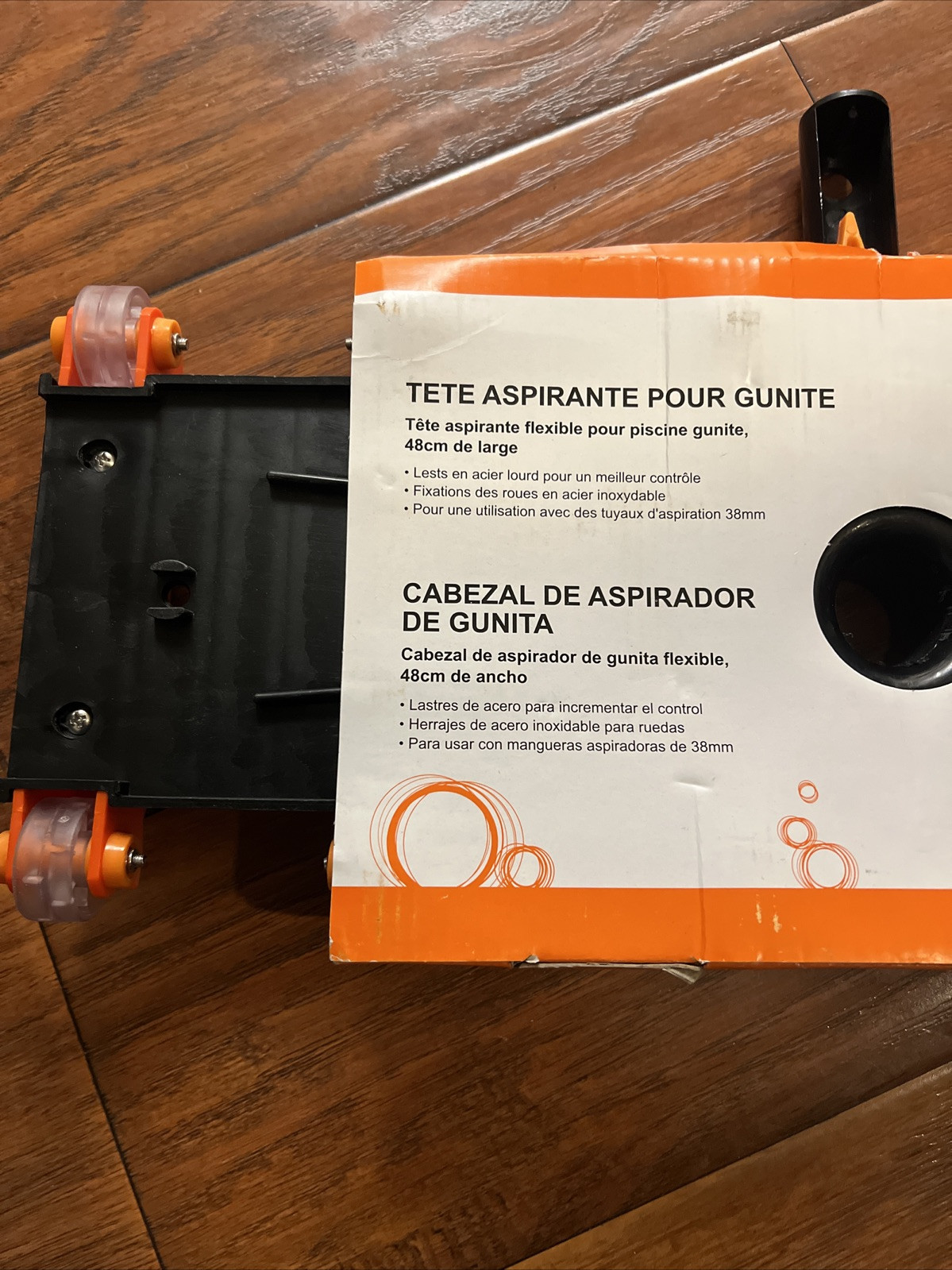PoolStyle Supreme Gunite Vacuum Head 19&Prime; Wide Flexible PSL-40-0657 POOL