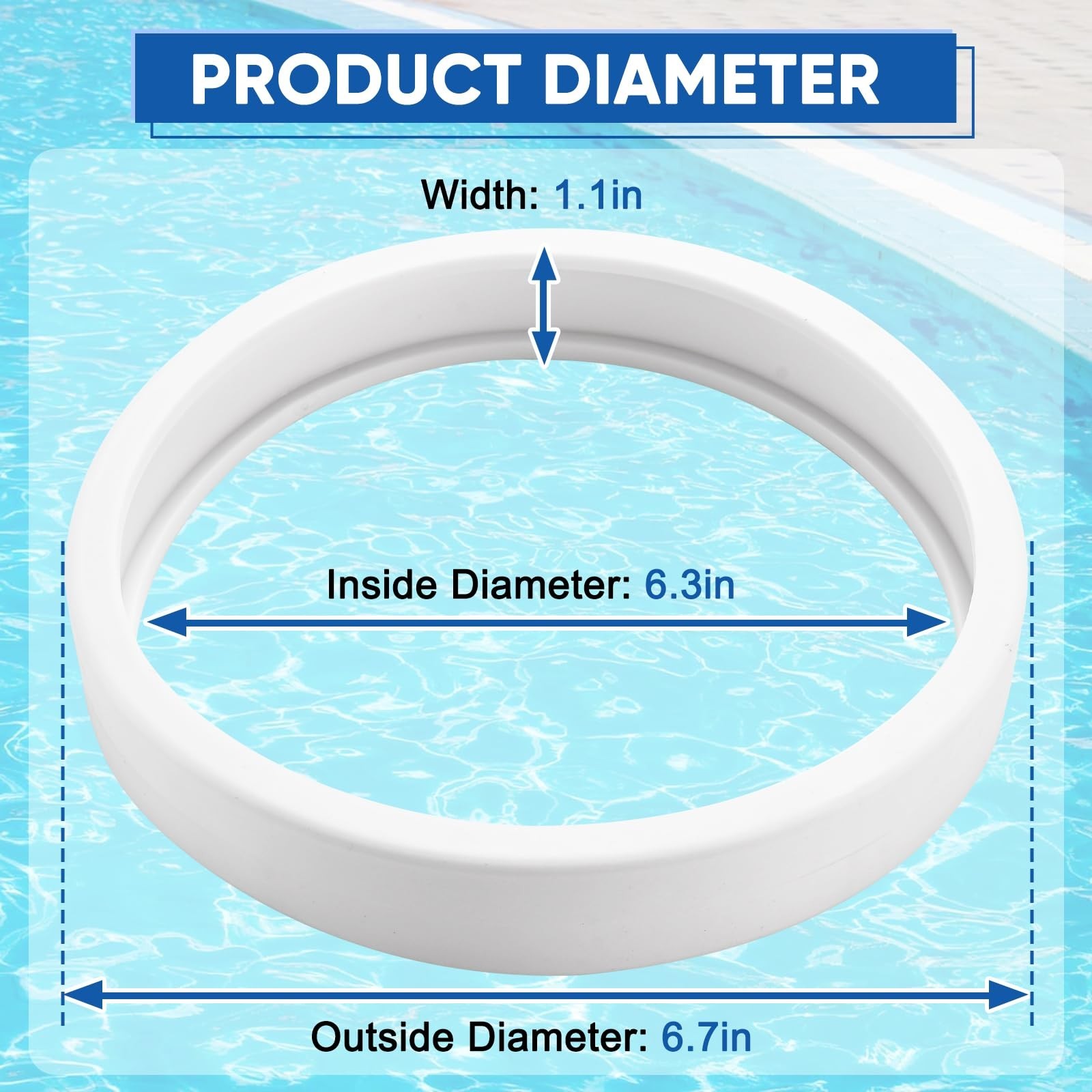 Universal Pool Cleaner Tire Replacement – Fits Polaris 180, 280, 360, 380 (3 Pac