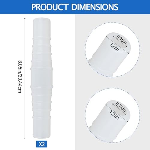 Pool Hose 1-1/4&Prime; & 1-1/2 Inch Connector Coupling, Universal Swimming Pool Hose