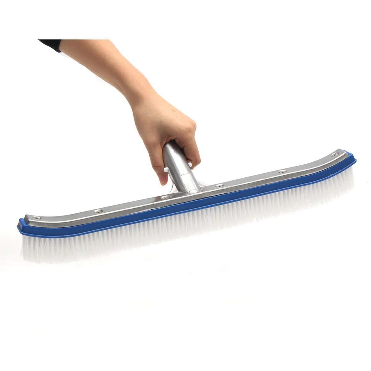 Professional Heavy Duty 18&Prime; Swimming Pool Floor Wall Cleaning Brush Head Tool