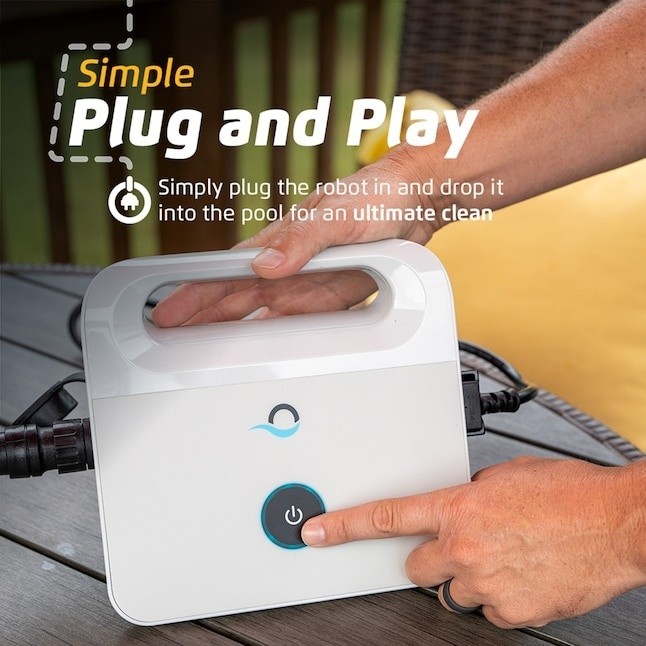 Dolphin Explorer E20 for Pools up to 33FT in Length 16-in Robotic Pool Vacuum