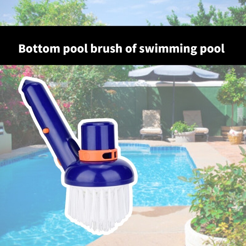Multifuntional Pool Cleaning Tool Ergonomic Pool Cleaning Brush for Home Pool