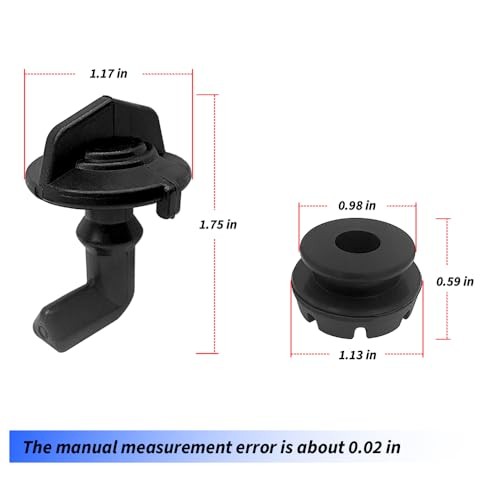 2PCS Hood Latch Toggles with Grommets and Washers Kit for Polaris RZR 570 RZR
