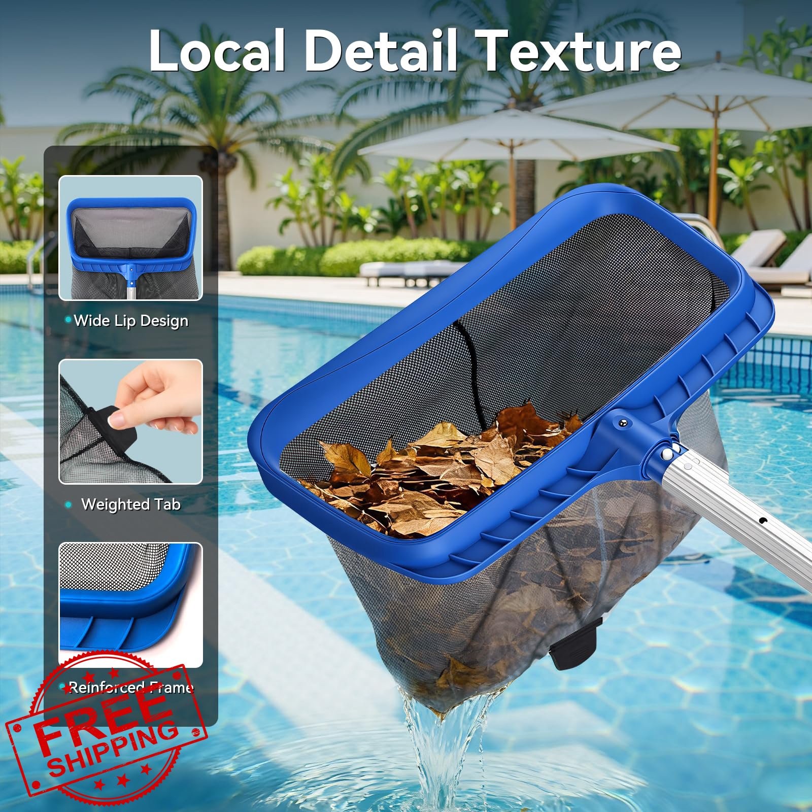 Monitok Pool Net 2 Blue-Black