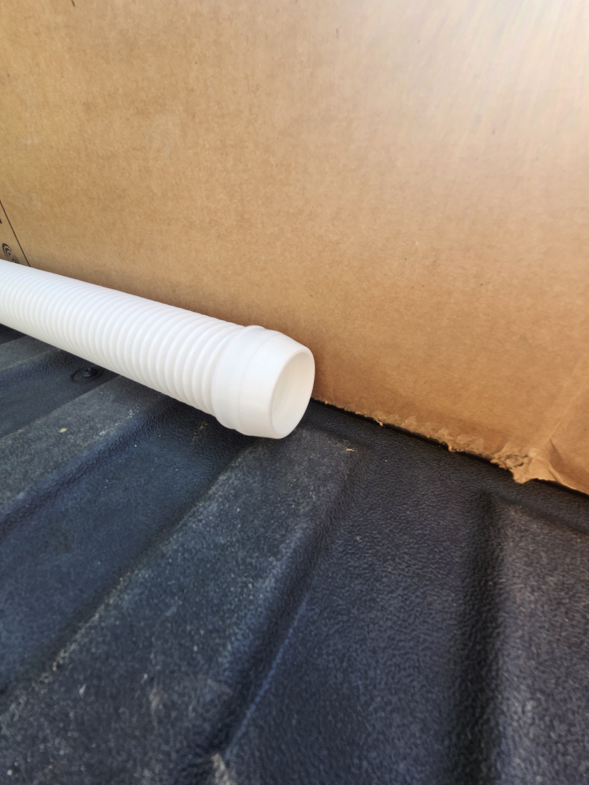4pc Swimming Pool Vacuum Cleaner Hose Set white 4ft Flexible Sections, 1.5&Prime; Cuff