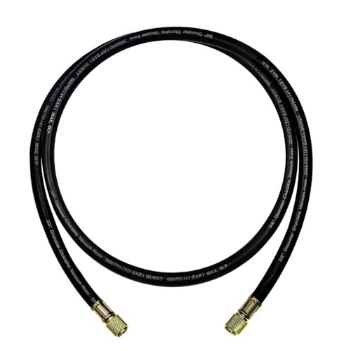 2026 Upgraded 6FT 3/8inch Heavy Duty Charging/Vacuum Hose, 6Ft hvac vacuum hose