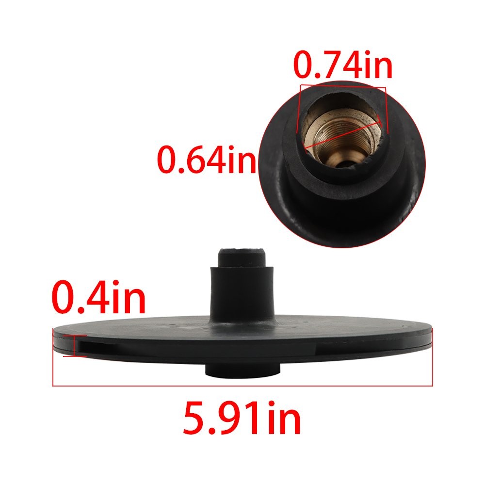 Fit For Polaris PB4-60 New Style R036400 Booster Pump Impeller Pool Cleaner Part