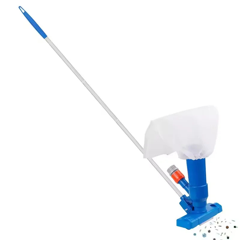 Pool Underwater Jet Vacuum Cleaner with Brush Pool Spa Hot Spring Cleaning Acces