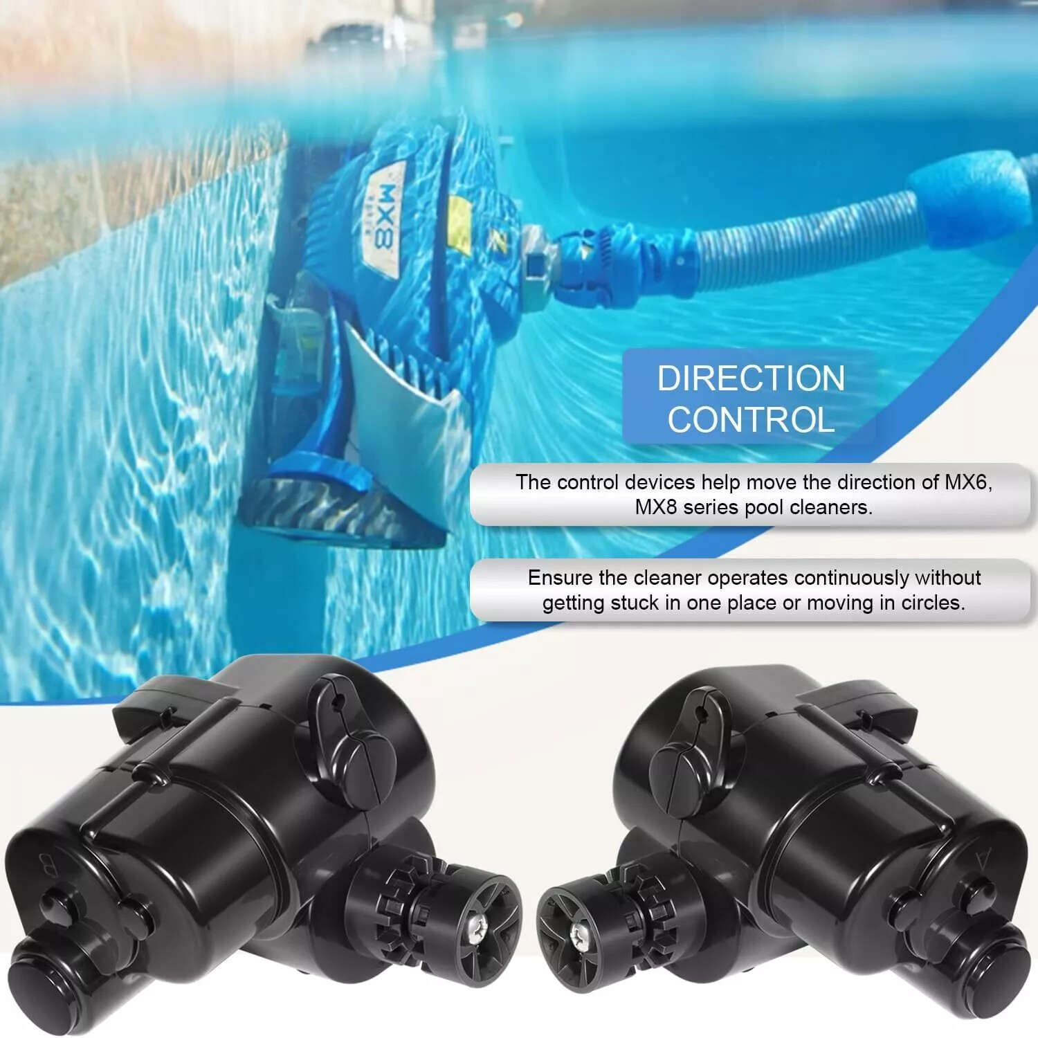 for Zodiac Baracuda MX8,MX6,Elite Pool Cleaner R0524800 R0524700 Device Side A/B