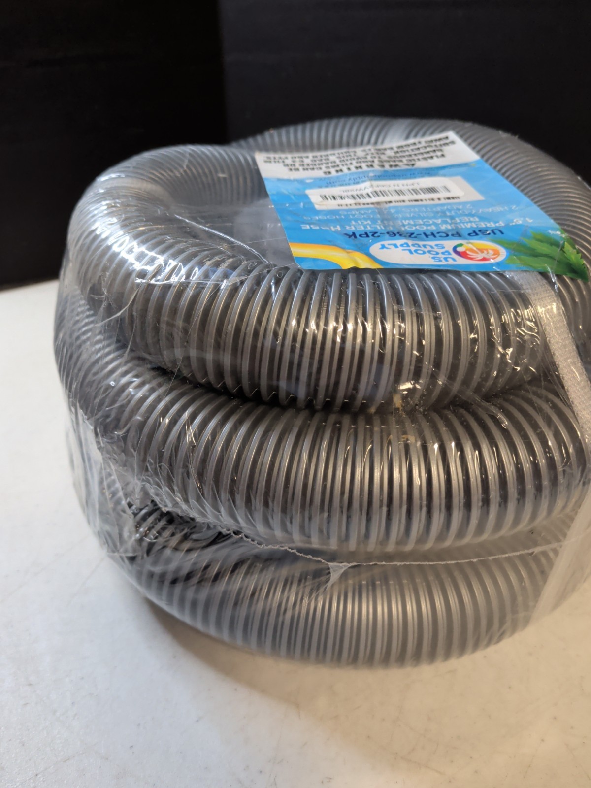 1.5&Prime; Hose Replacement Kit – 2 Silver 6&prime; Hoses, 2 Connection Adapters, 4 Clamps