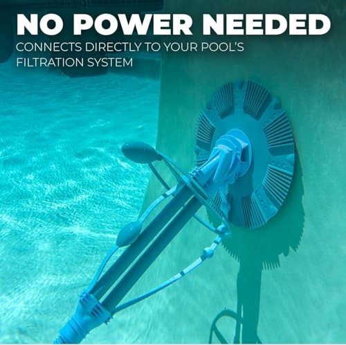 Automatic Pool Cleaner Vacuum – In-Ground/Above Ground, High Flow, Wall Climb, H