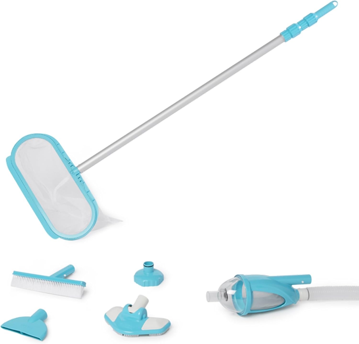 Pool Maintenance Kit for Above Ground Pool w/Vacuum Pole Hose 800 GPH